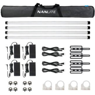 Nanlite PavoTube II 30X RGBWW LED Pixel Tube 4-Light Kit with Internal Battery