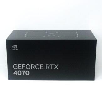 NVIDIA - GeForce RTX 4070 12GB GDDR6X Graphics Card - Titanium and black